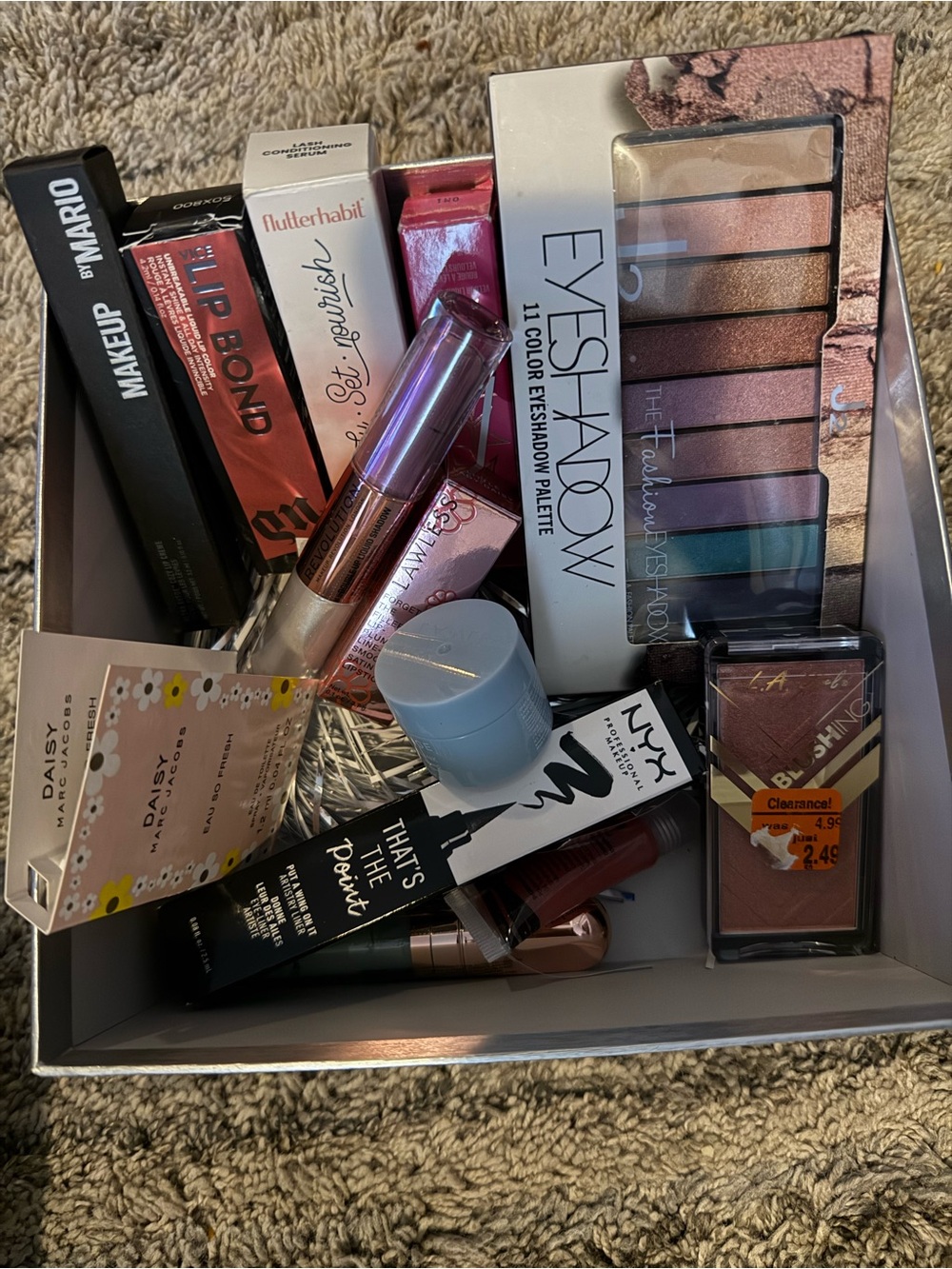 Assorted Women’s Makeup Palette and Lip Collection - Pink, Rose, Bronze Shades